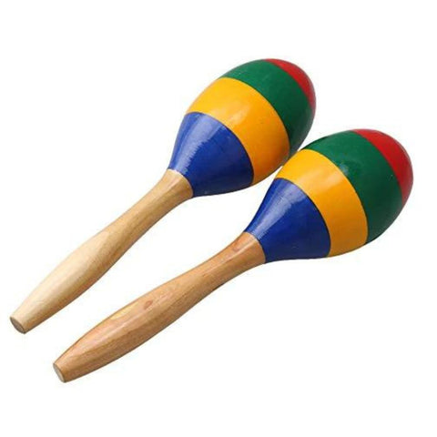 Colourful Wooden Maracas