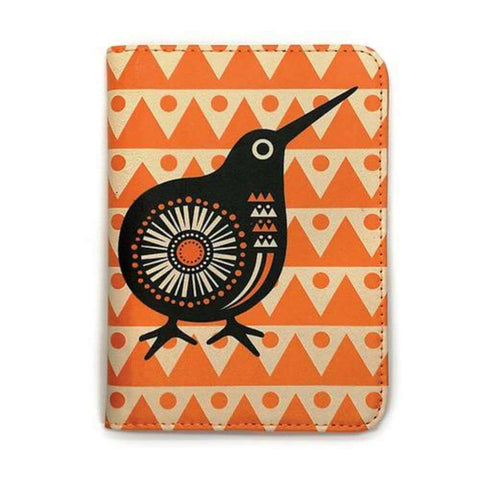 Retro Kiwi Passport Holder