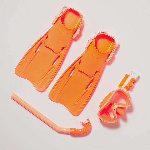 Dive Set - Neon Coral Marble