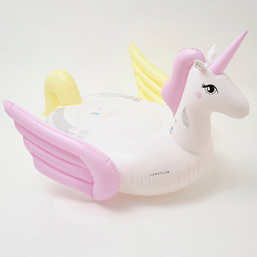 Sunnylife Luxe Ride-On Float | Unicorn Pastel