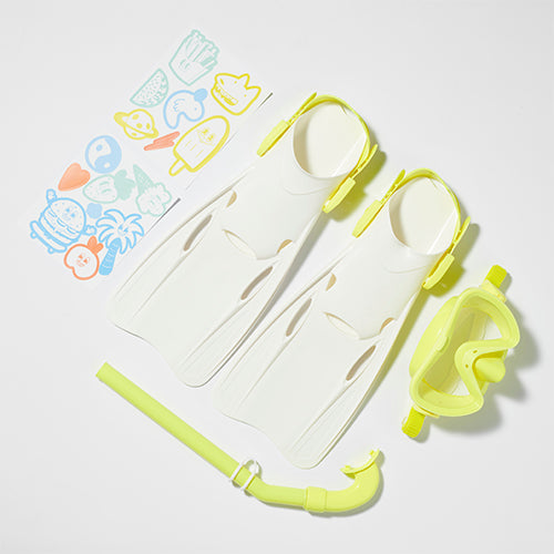 Sunnylife Kids Snorkel Set Medium | The Sea Yellow