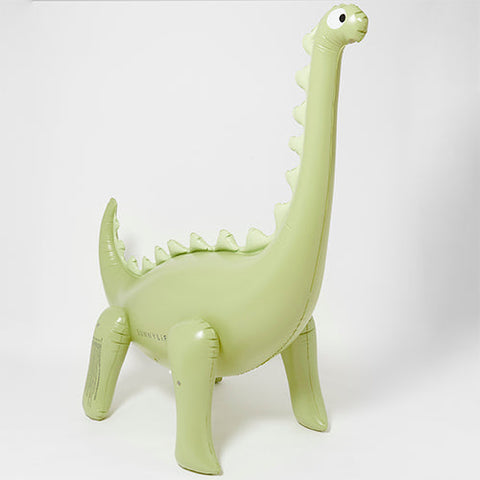 Sunnylife Inflatable Sprinkler GIANT | Into the Wild Khaki Dinosaur