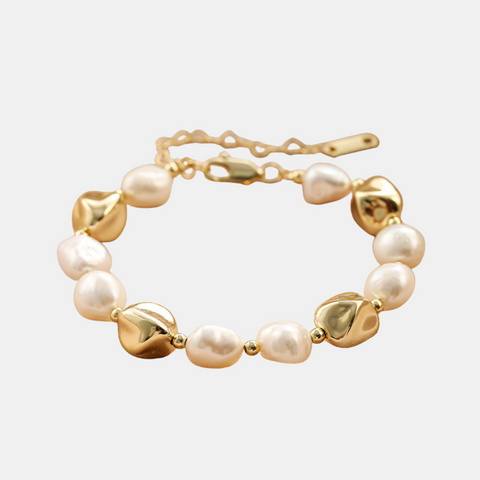 Bonnie Bracelet - Pearl/Gold