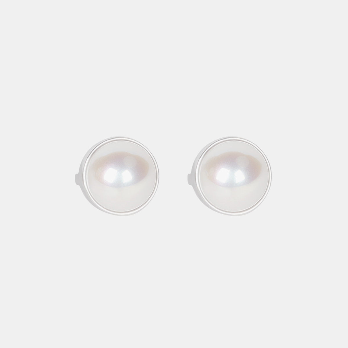 Chloe Earrings - Pearl/Silver