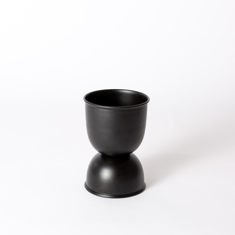 Domes Metal Planter Small - Black