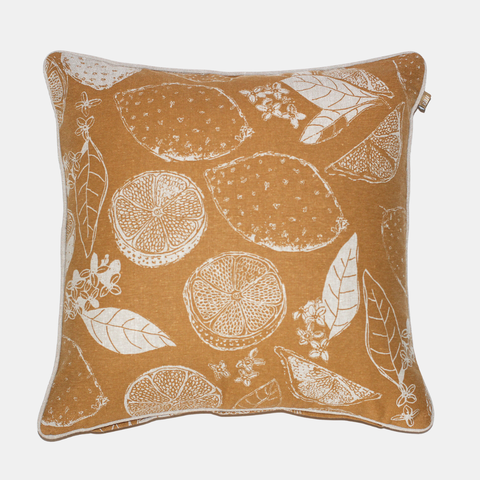 Lemon Marmalade Cushion - Golden Yellow