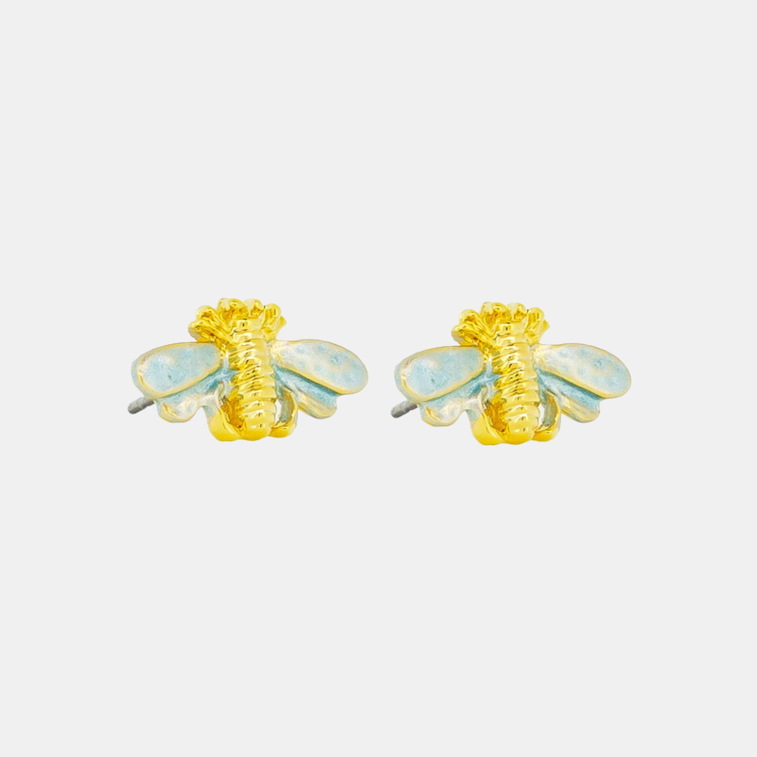 Bella Bee Studs - Aqua