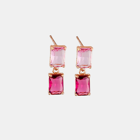 Earring Crystal Clara - Rose