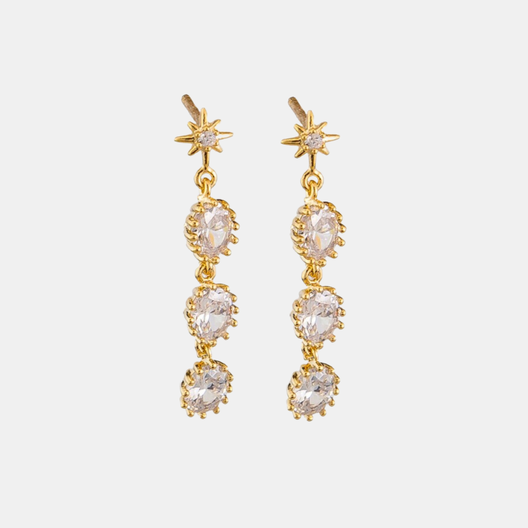 Earring Hazel Crystal Drops