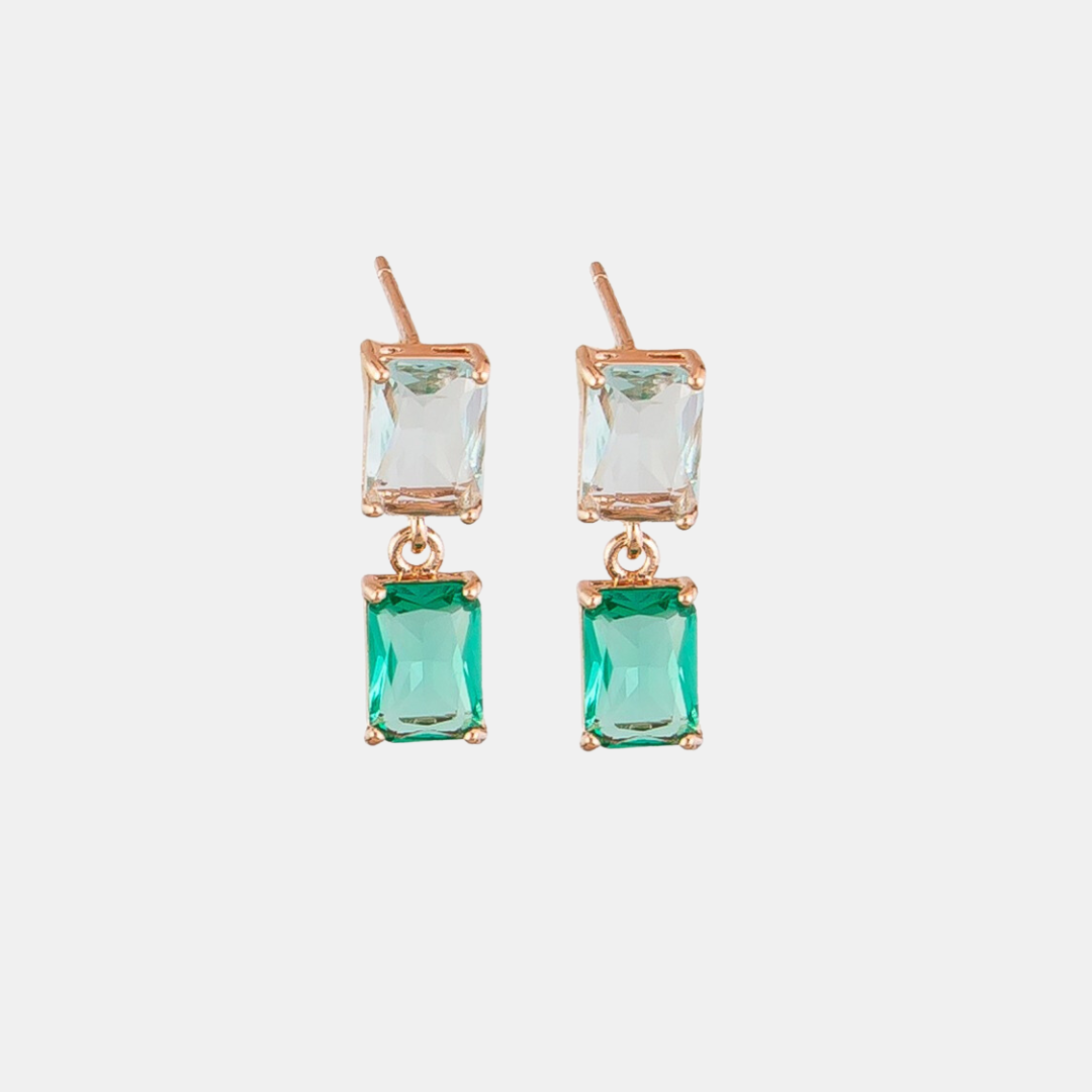 Earring Crystal Clara - Green