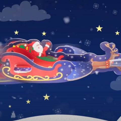 Santa's Sleigh Poly Glider