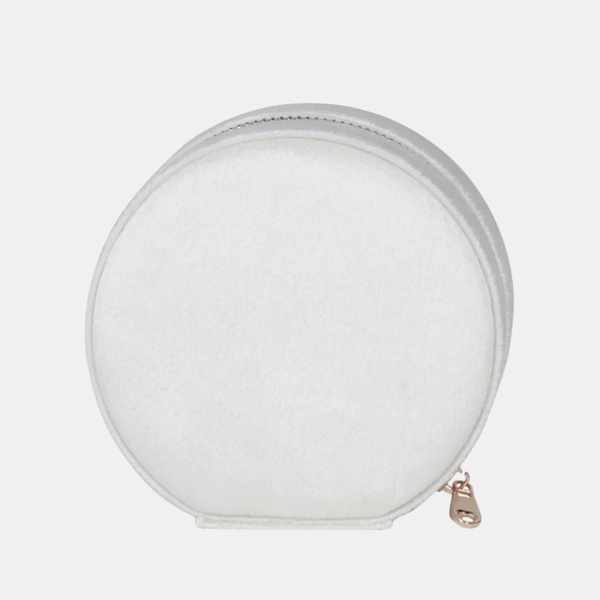 Brydie Round Jewellery Box -  Icey White