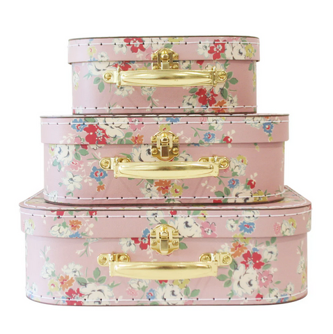 Alimrose Carry Case Set | Vintage Rose