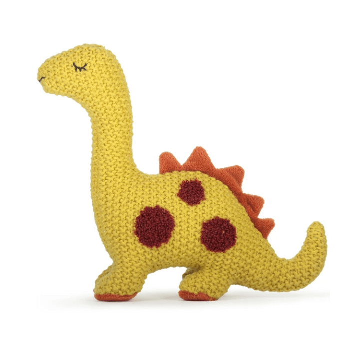 Bessie Baby Dino Knit Rattle