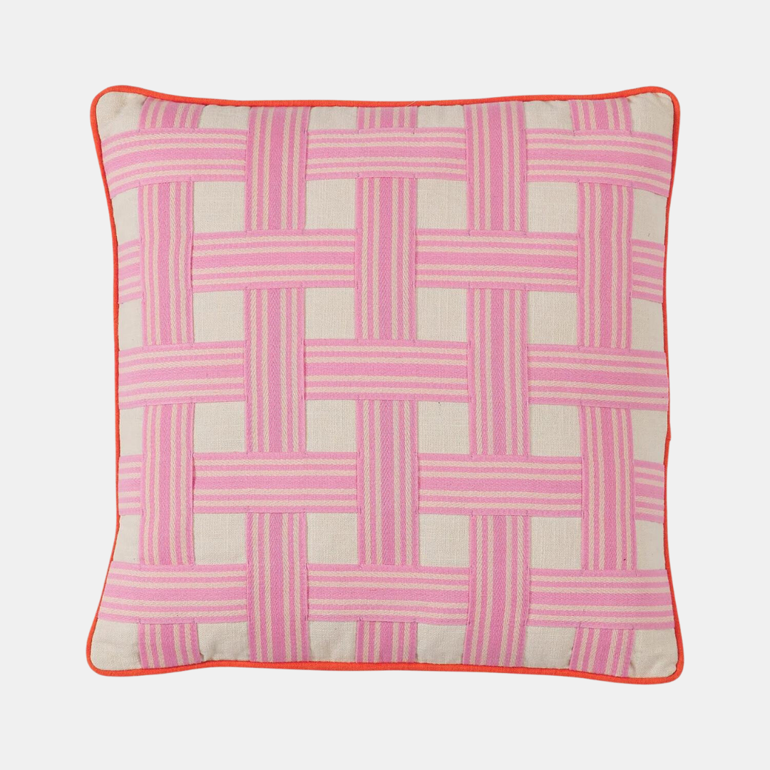 Biggs Cotton Cushion - Dahlia