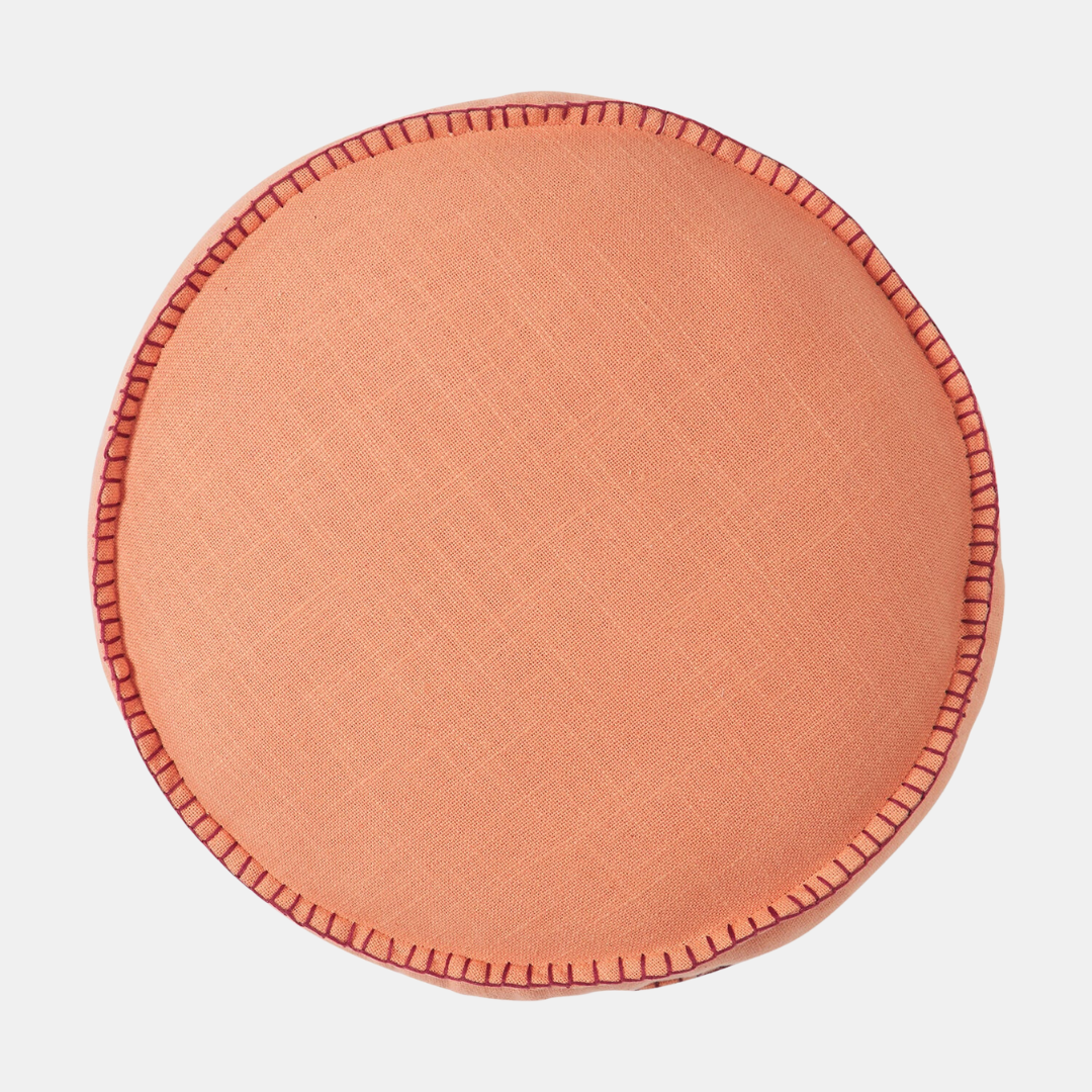 Rylie Round Cushion - Cayenne