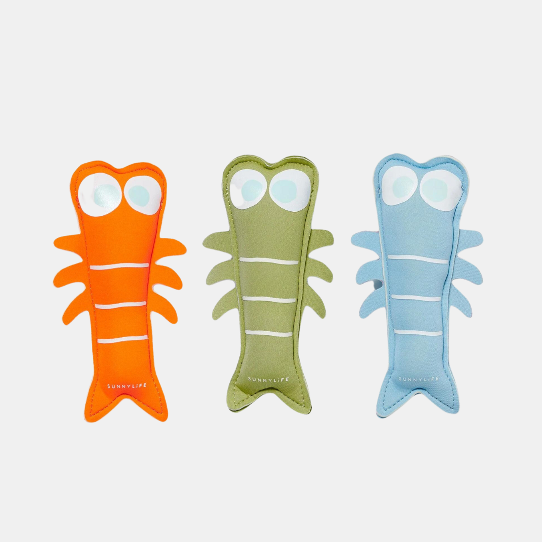 Dive Buddies - Sonny the Sea Creature Blue Neon Orange