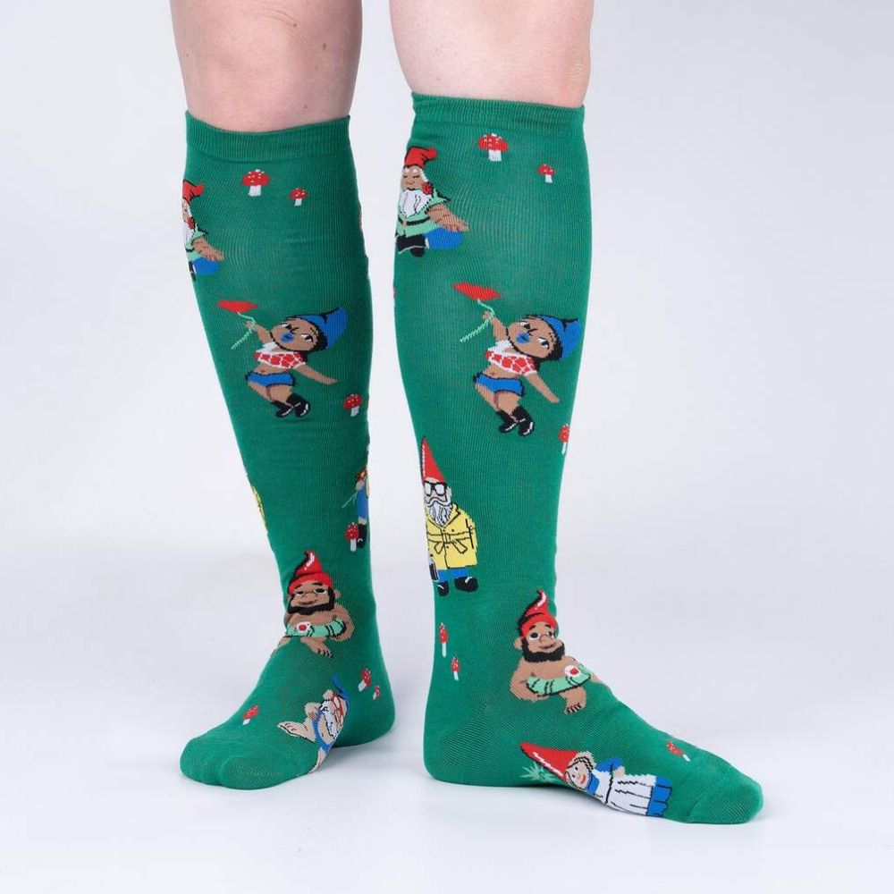 ?Sock It To Me - Knee High Socks - Hanging With the Gnomes