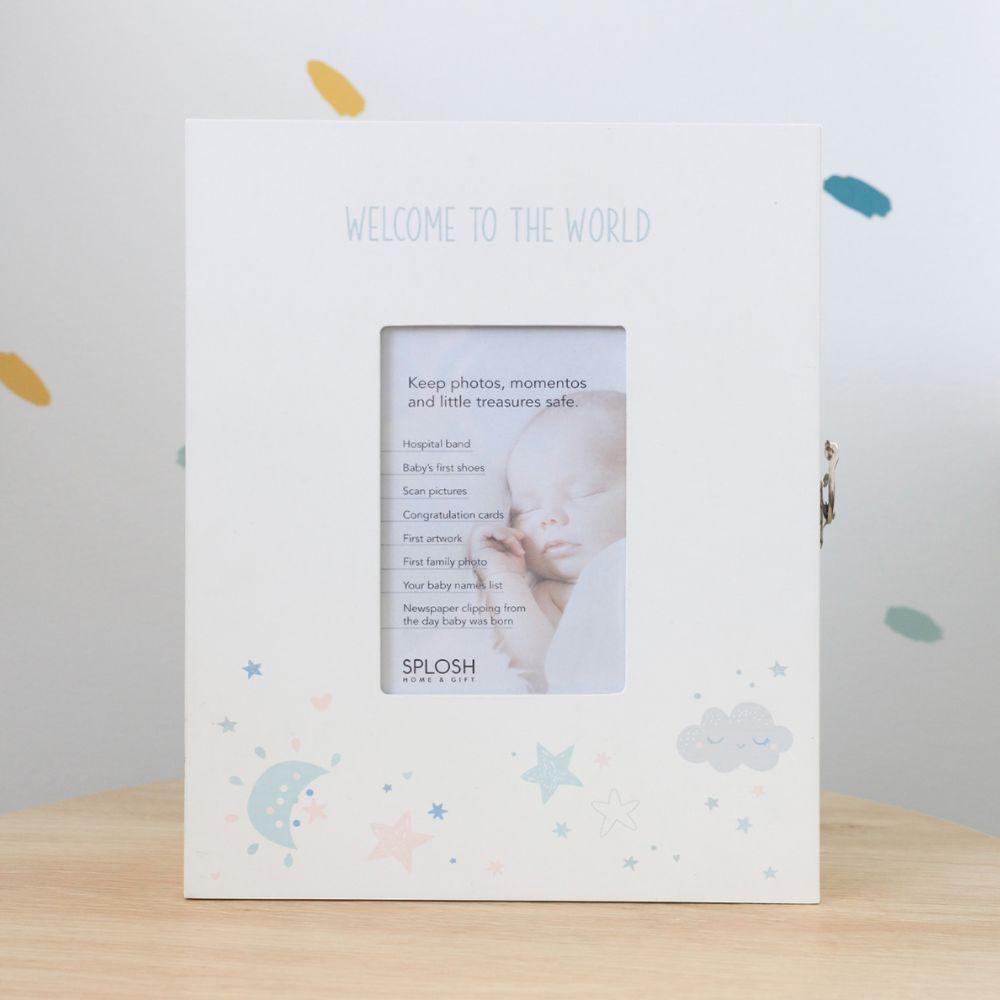 Baby Keepsake Box - Welcome To The World