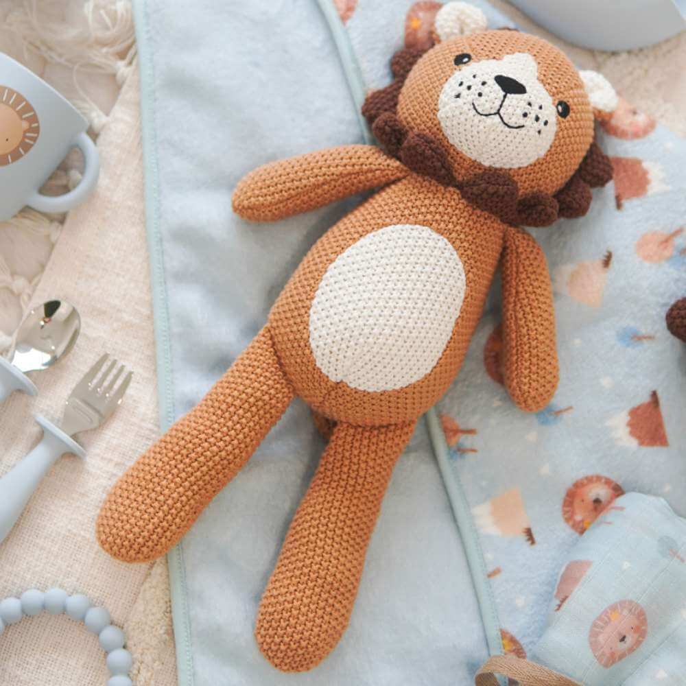 Splosh Baby Knitted Toy Lion