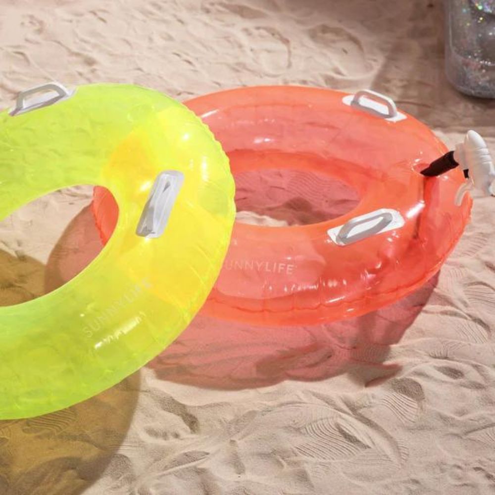 SunnyLife Pool Ring Soakers Citrus Neon Set of 2