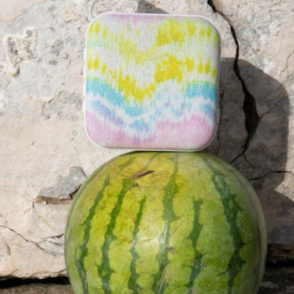 SunnyLife Travel Speaker - Tie Dye Sorbet