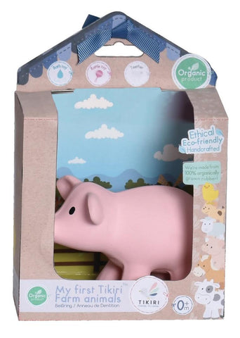 My First Tikiri Teether & Bath Toy | Farm Gift Boxed