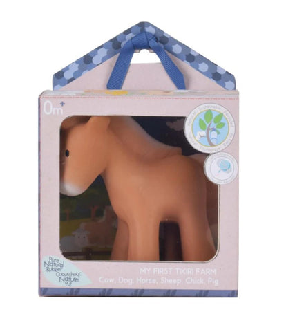 Tikiri Teether & Bath Toy | HORSE Gift Boxed