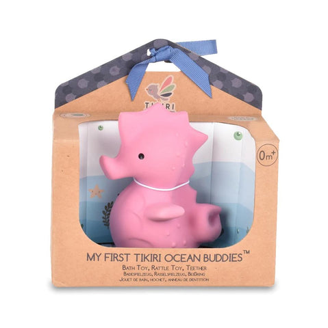 Tikiri Teether & Bath Toy | SEAHORSE Gift Boxed