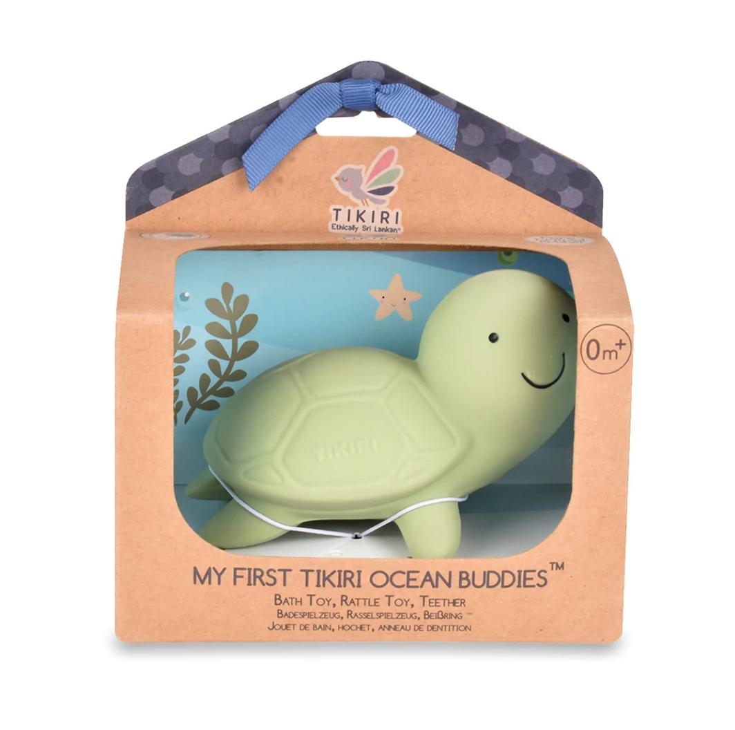 Tikiri Teether & Bath Toy | TURTLE Gift Boxed