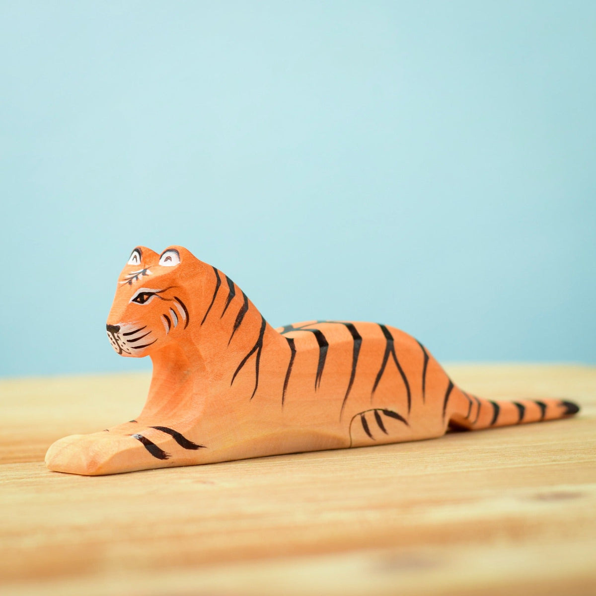 Bumbu Wooden Animal Jungle | Tiger Lying