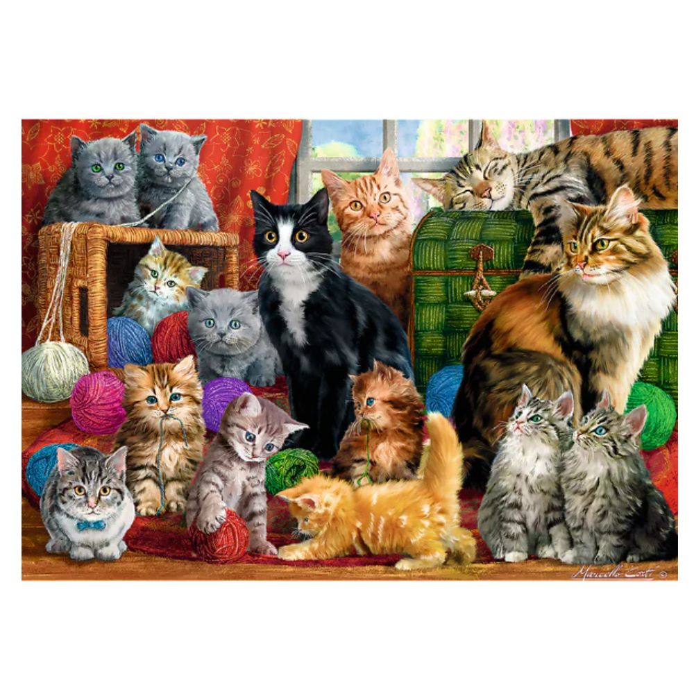 Trefl "1000" Puzzle- Feline Meeting