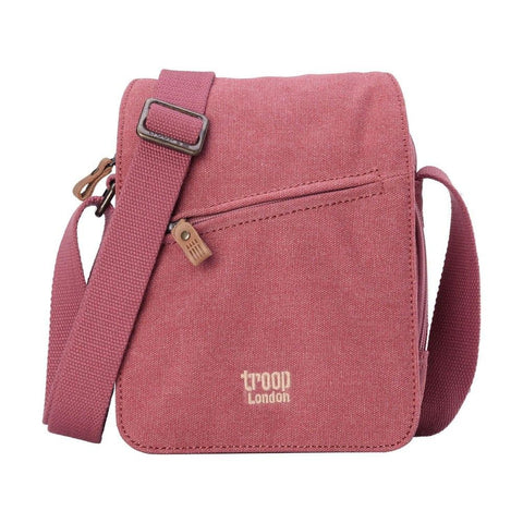 Troop Small Zip Front Cross Body Bag - Pink TRP0239PK