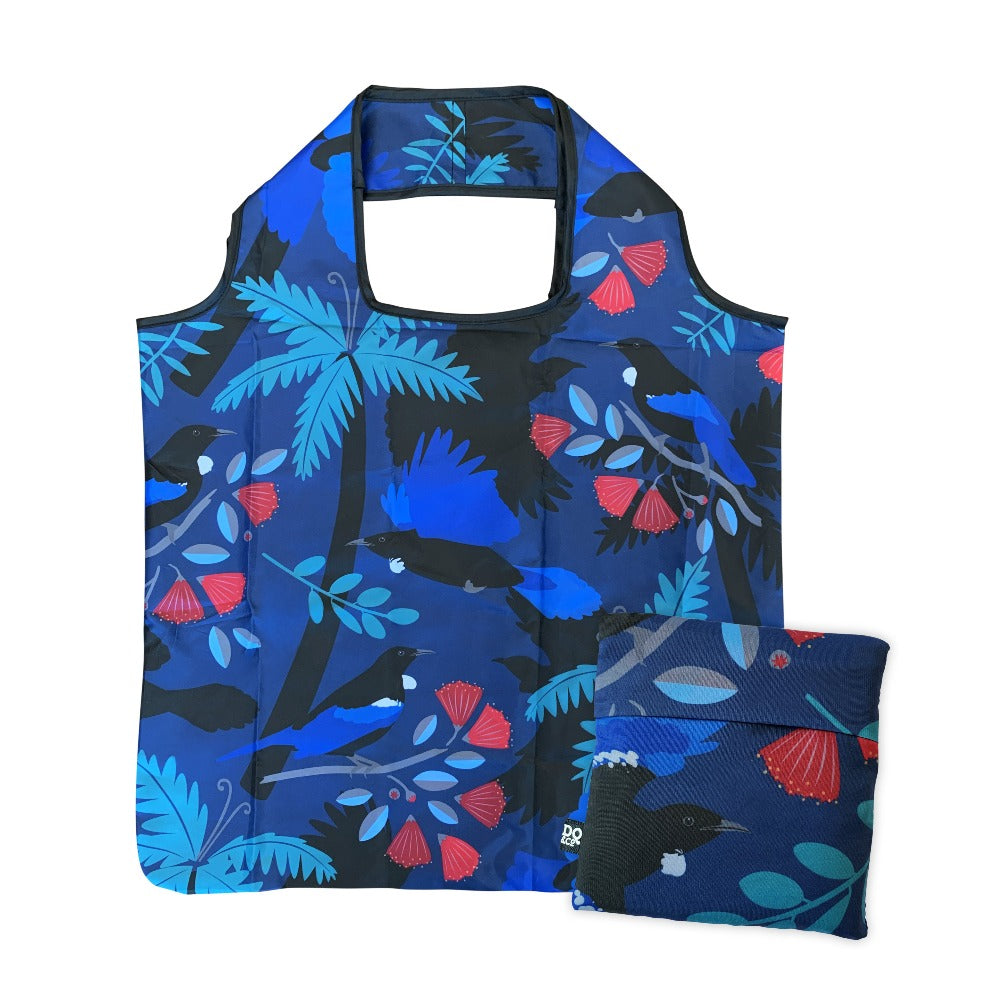 NZ Fold Out Bag (recycled) - Tui Splendour