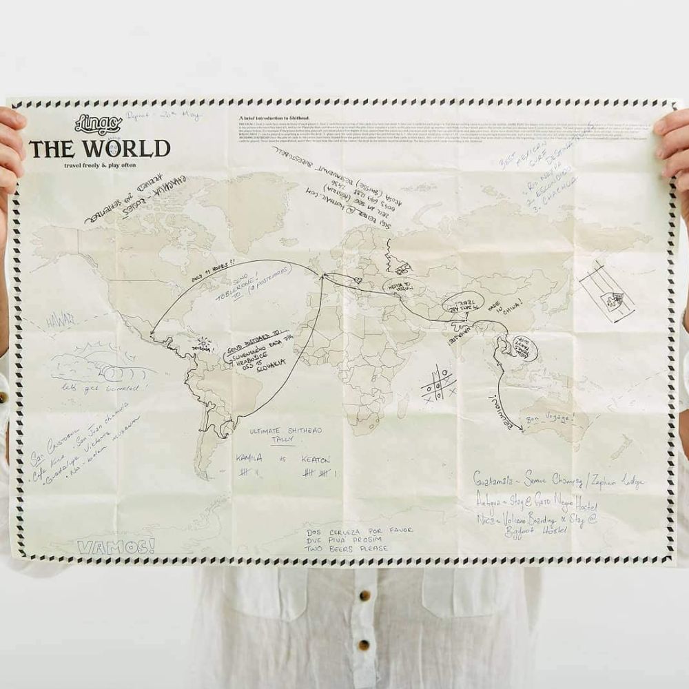 Tyvek Travel Map