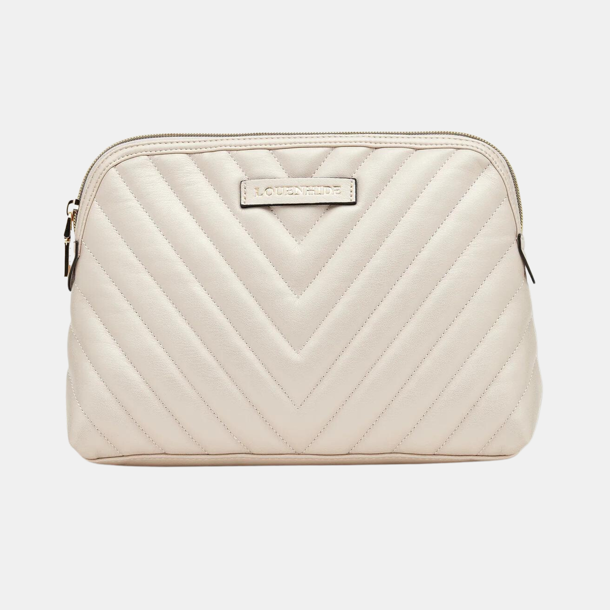 Positano Cosmetic Case - Pearl White