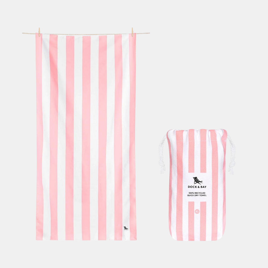 Beach Towel Cabana Light Collection - XL Malibu Pink