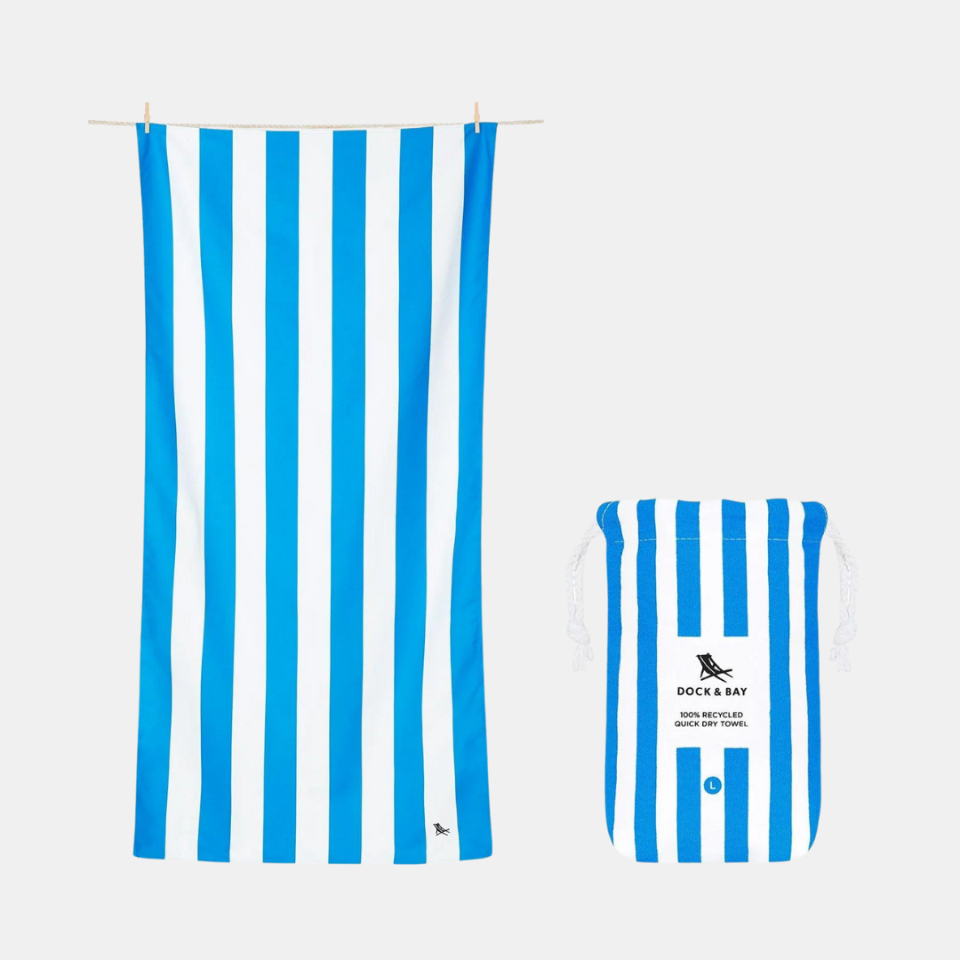 Beach Towel Cabana Collection - LG Bondi Blue