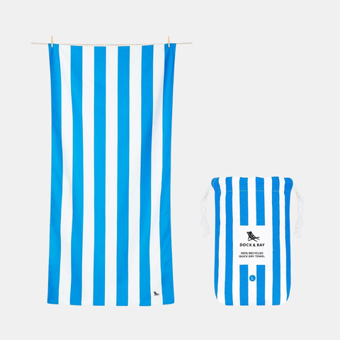 Beach Towel Cabana Collection - LG Bondi Blue