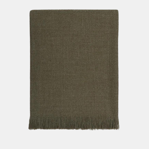 Altona (Wool Blend) Throw 130x170cm - Mangrove