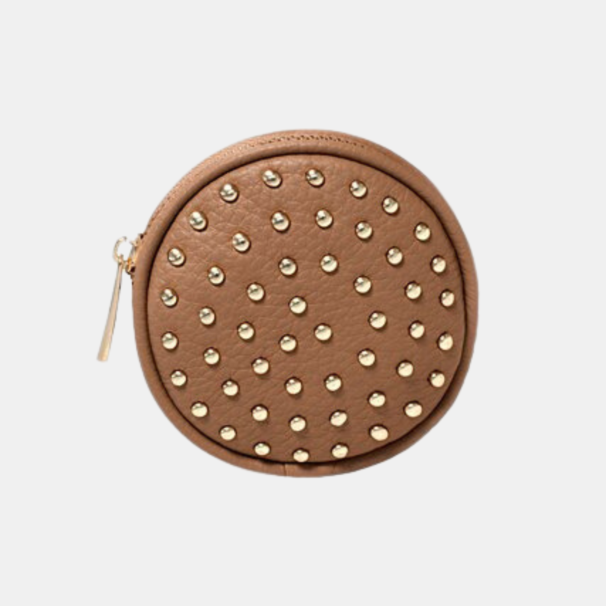 Poppy Stud Pouch - Tan