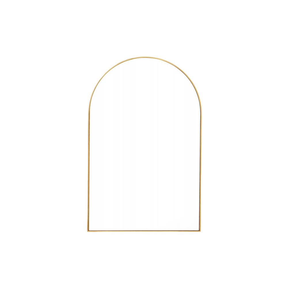 Bjorn Arch Mirror Brass 55x85cm