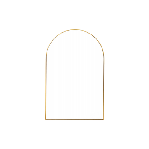 Bjorn Arch Mirror Brass 55x85cm