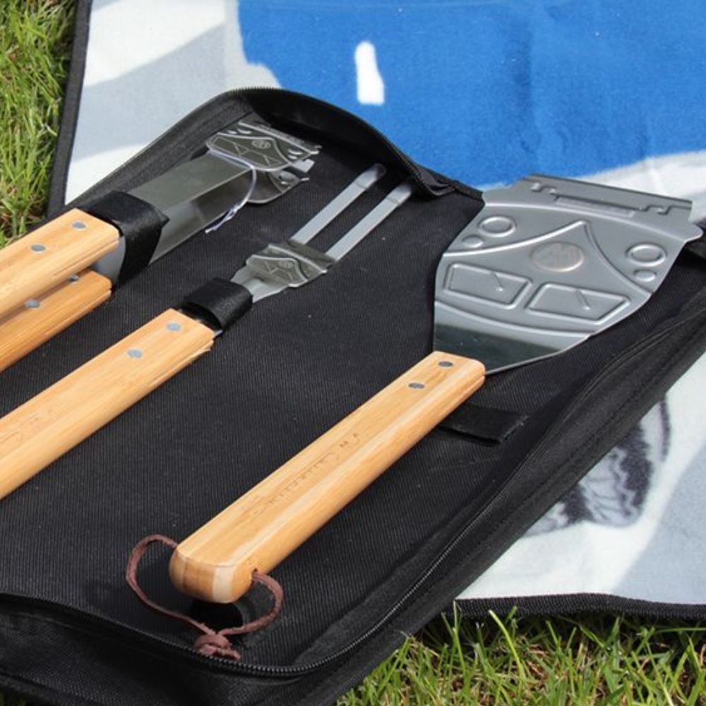 VW T1 Bus BBQ Utensil Set With Case