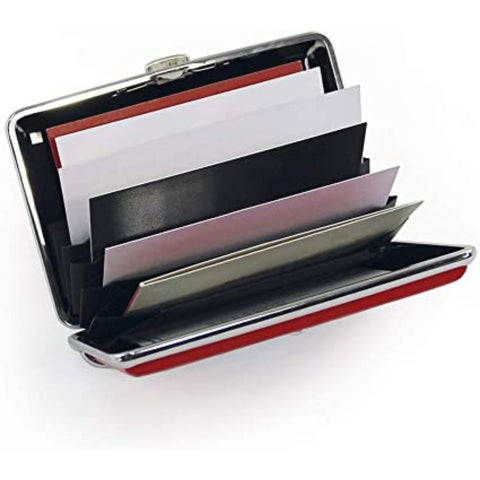 VW T1 Bus Buisness Card Case Red/Black