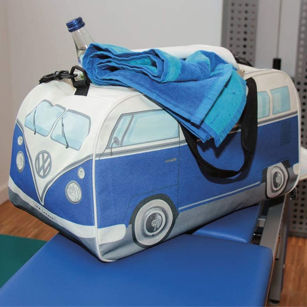 VW T1 Bus Sports Bag - Blue Beige