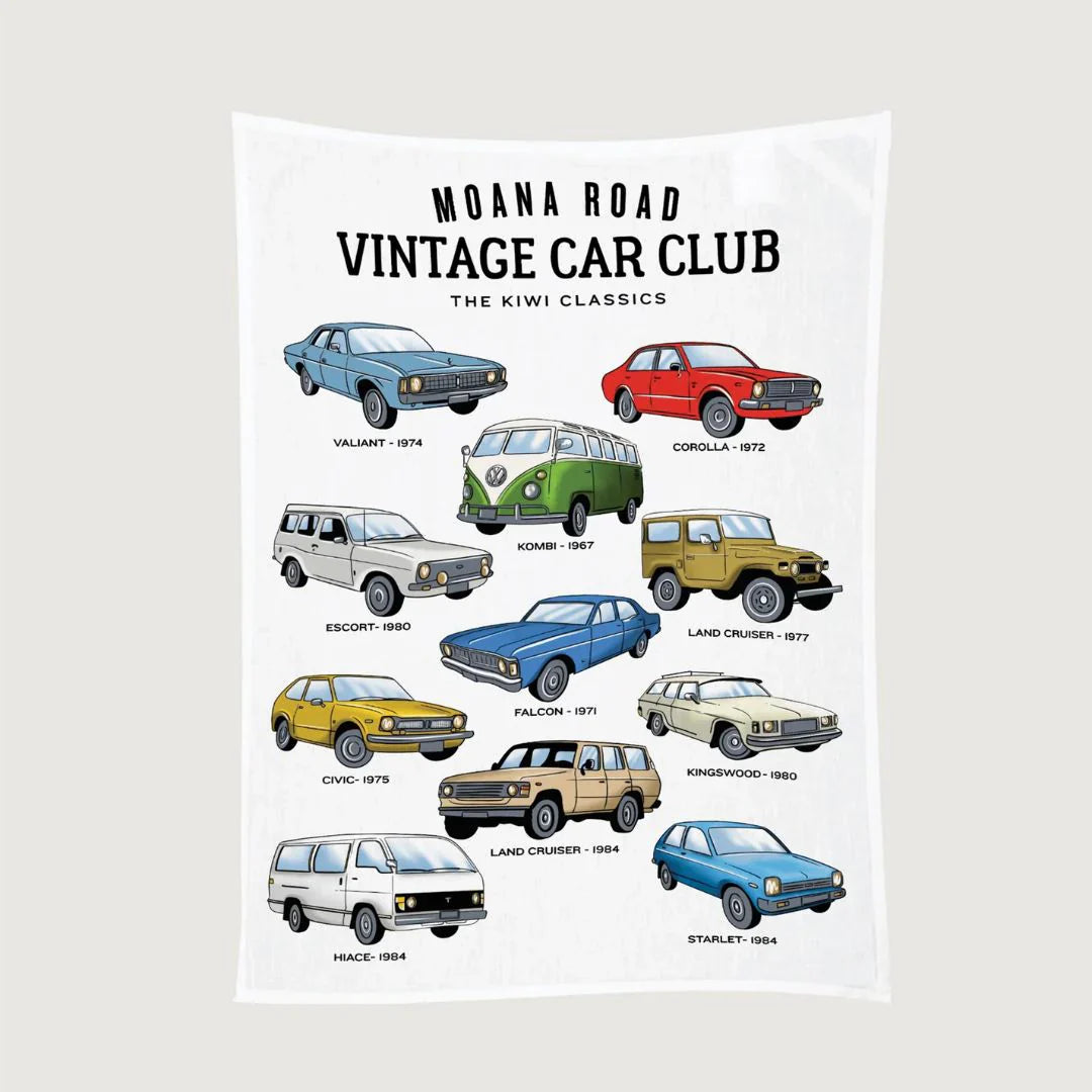 NZ Vintage Car Club Tea Towel