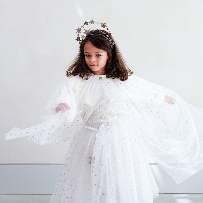 Angel cape white