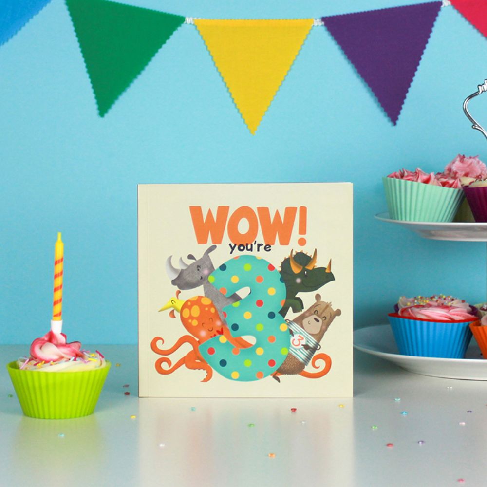 Birthday Book - WOW! You're 3