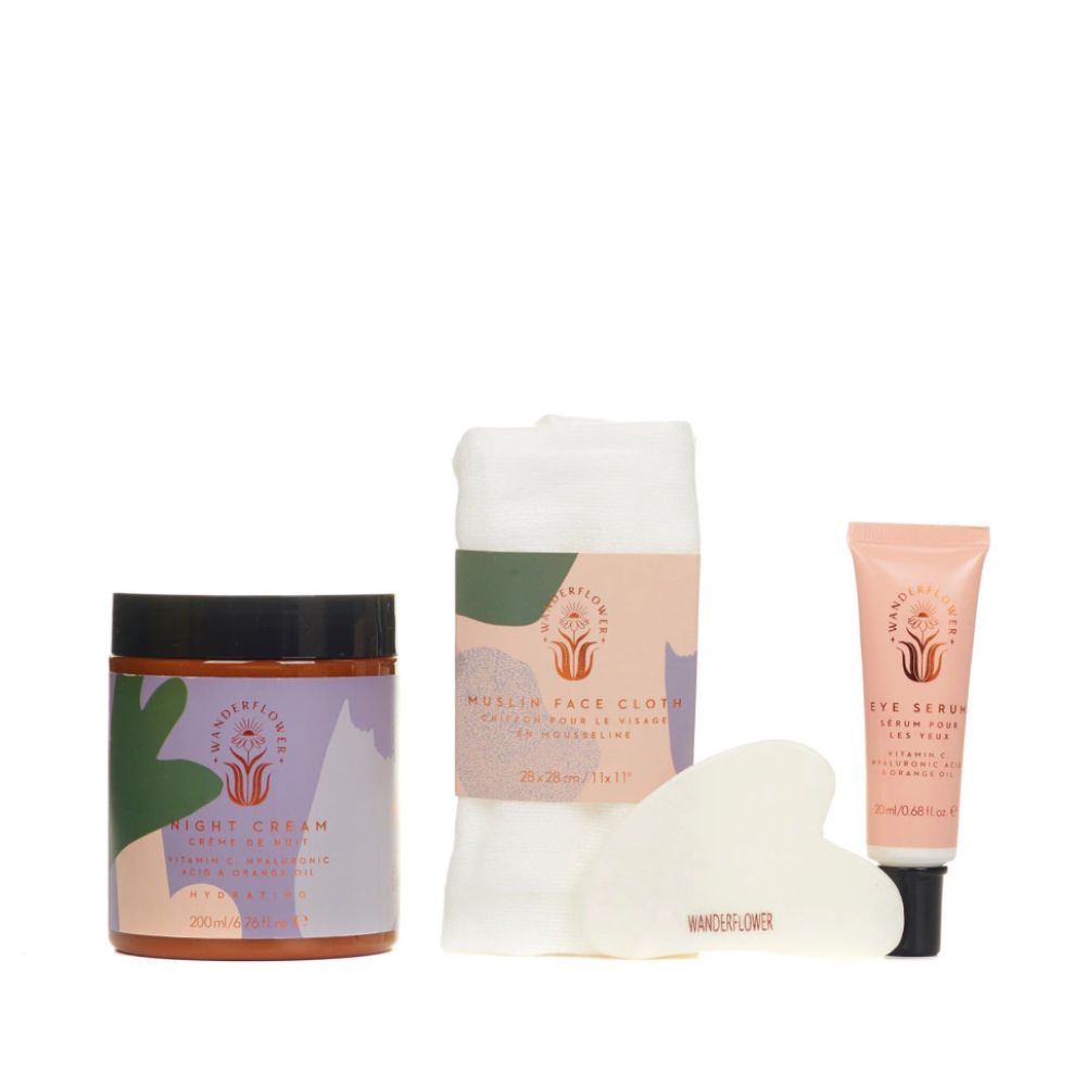 Wanderflower Night Rituals Beauty Set